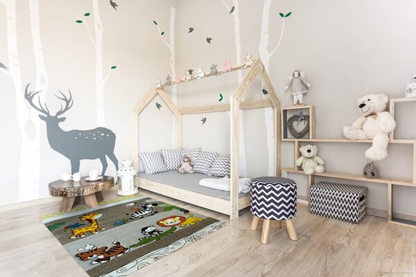 Berfin Dywany , Kusový koberec Smart Kids 22310 Beige, 120x180, viacfarebná, detská izba