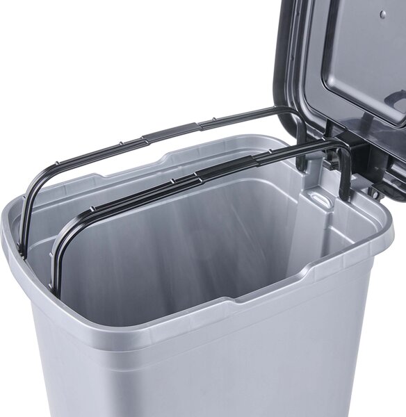 Plastový nášlapný kôš na odpadky KEEEPER 10l