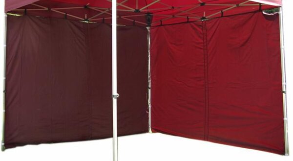 Sada 2 bočných stien pre PROFI záhradný stan 3 x 3 m - vínová