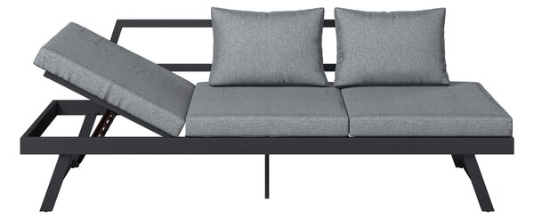 LAVICA, kov, textil, 204/70/69 cm Ambia Garden - Kreslá