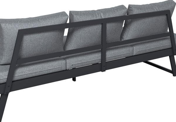 LAVICA, kov, textil, 204/70/69 cm Ambia Garden - Kreslá