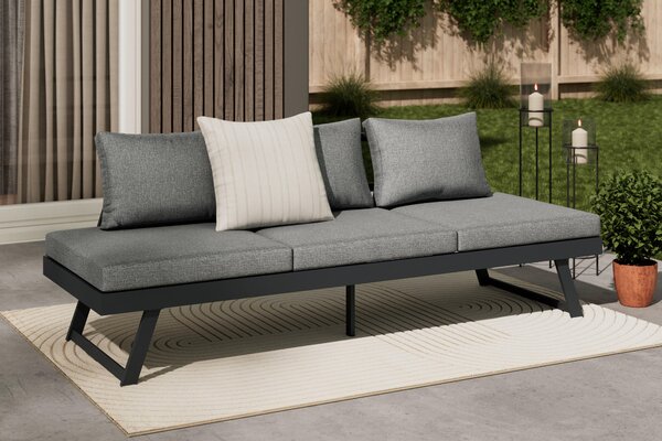 LAVICA, kov, textil, 204/70/69 cm Ambia Garden - Kreslá