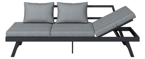 LAVICA, kov, textil, 204/70/69 cm Ambia Garden - Kreslá