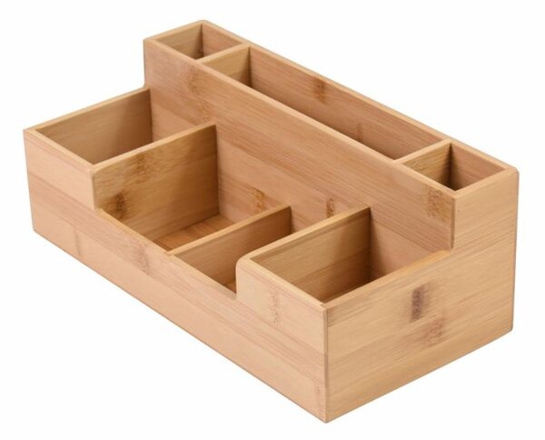 Organizér na písacie potreby, bambus, 30 x 15 x 11 cm