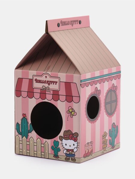 Sinsay - Kartónový domček pre mačku Hello Kitty - ružová