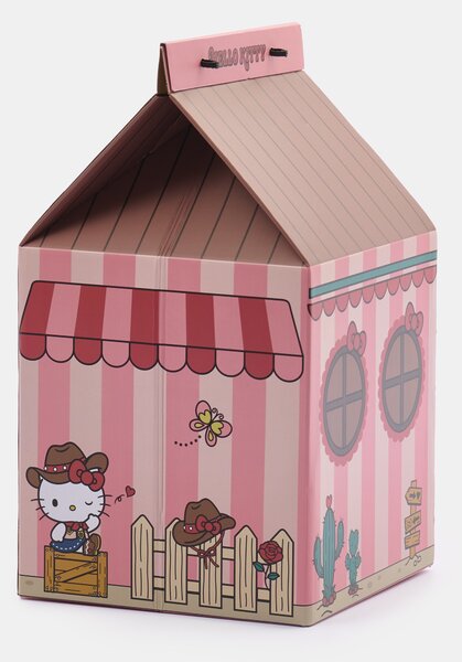 Sinsay - Kartónový domček pre mačku Hello Kitty - ružová