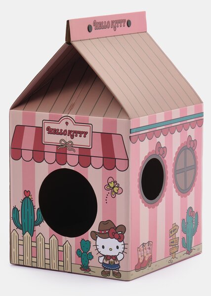 Sinsay - Kartónový domček pre mačku Hello Kitty - ružová