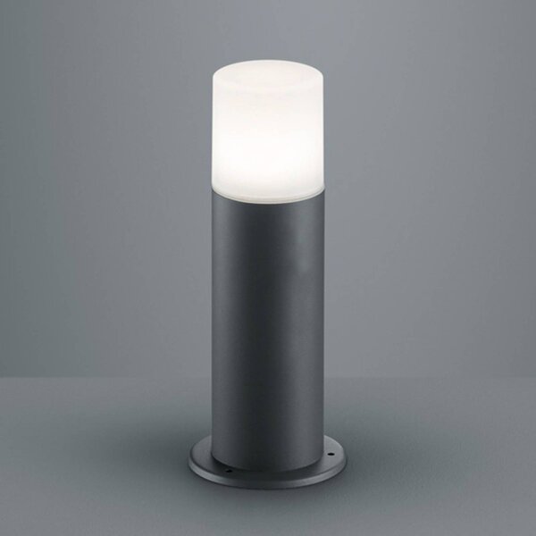 Trio Lighting Svetlo Hoosic s hliníkovým odliatkom, antracitová farba, Čierna, Hliník, Moderný, Vonkajčie stĺpové osvetlenie
