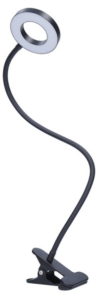Brilagi -LED Stmievateľná lampa s klipom ORBELA LED/8W/5V 3000/4000/5000K čierna