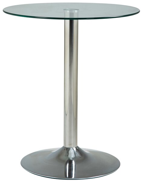 Stôl okrúhly sklenený 1025033 - v70 x Ø60 cm - Transparentná / sklo