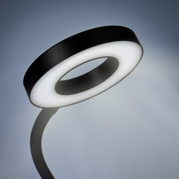 Brilagi -LED Stmievateľná lampa s klipom ORBELA LED/8W/5V 3000/4000/5000K čierna