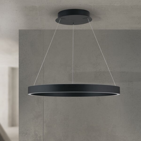 Orion - LED stmievateľný luster na lanku KOLK LED/60W/230V 2700/3000/4000K pr. 60 cm čierna
