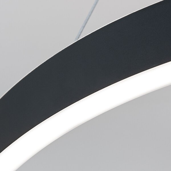 Orion - LED stmievateľný luster na lanku KOLK LED/60W/230V 2700/3000/4000K pr. 60 cm čierna