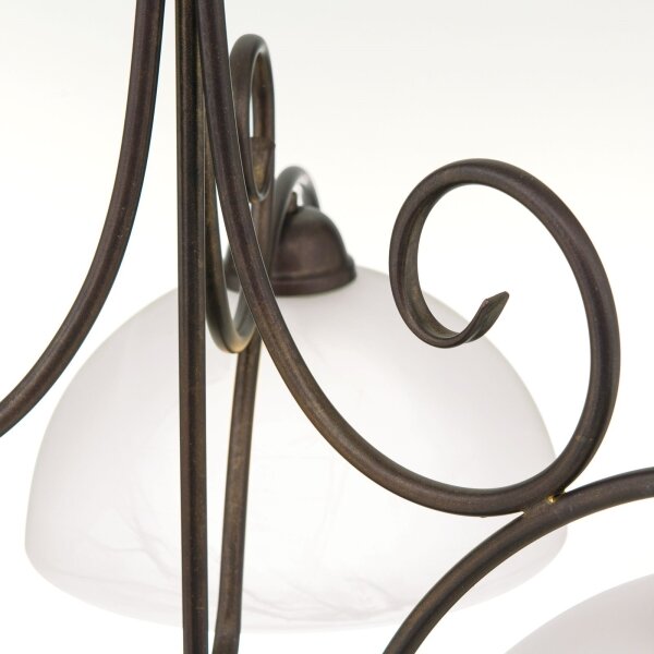 Orion - Luster na reťazi RULA 3xE27/40W/230V pr. 70 cm biela/bronz