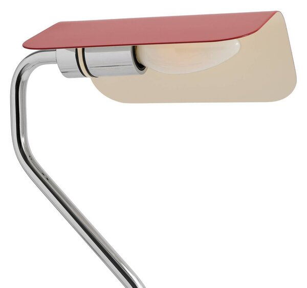 HAY Stojacia lampa Apex, červená, výška 110 cm, E14, oceľ, Červená, Obývacia izba / jedáleň, kov, Dizajn, Stojaca lampa