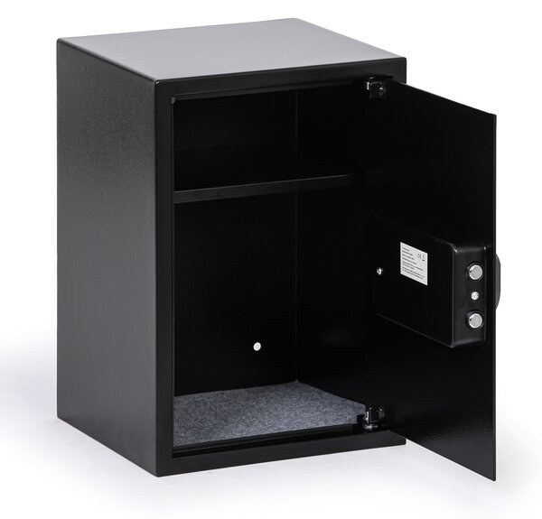 Nábytkový sejf s elektronickým zámkom a LCD displejom, 500 x 350 x 310 mm