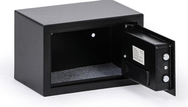 Nábytkový sejf s elektronickým zámkom a čítačkou odtlačkov prstov, 200 x 310 x 200 mm