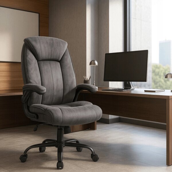 Ergonomická otočná stolička COMFORT, sivá