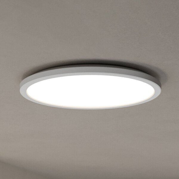EGLO connect LED stropné svietidlo Rovito-Z, biele, Ø 39 cm, Biela / opálová, Obývacia izba / jedáleň, Plast, Závesné svietidlo