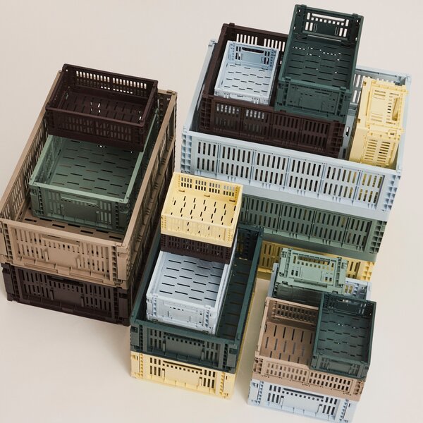 Úložné boxy Colour Crate, Mini, 2 kusy, Dark Green – HAY