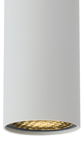 Moderný reflektor biely pre 1-fázový koľajnicový systém GU10 35mm - Slimline Nubee Honey