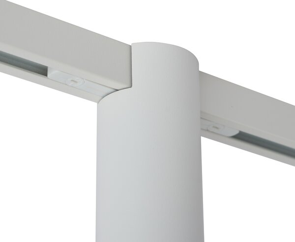 Moderný reflektor biely pre 1-fázový koľajnicový systém GU10 35mm - Slimline Nubee Honey