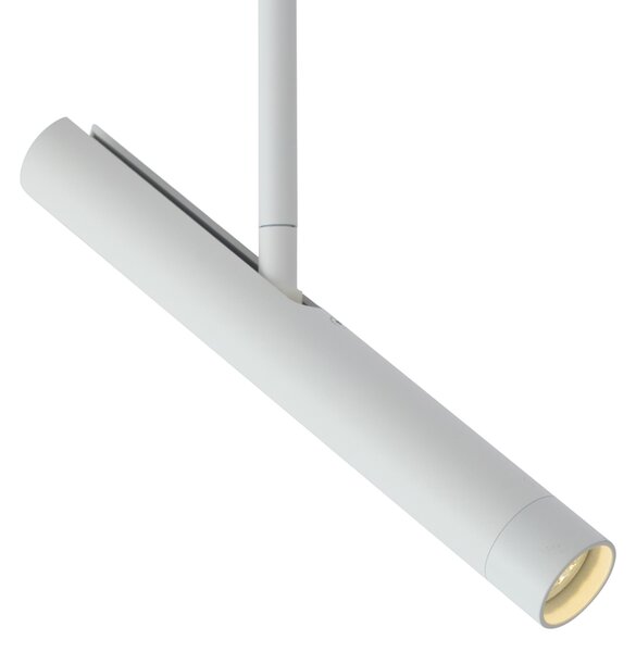 Moderný biely reflektor pre 1-fázový koľajnicový systém - Slimline Avery