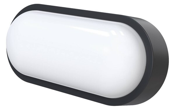 MEGATRON LED vonkajšie nástenné svietidlo Zella Neo XL, čierne, IP54, Čierna, Chodba, Plast