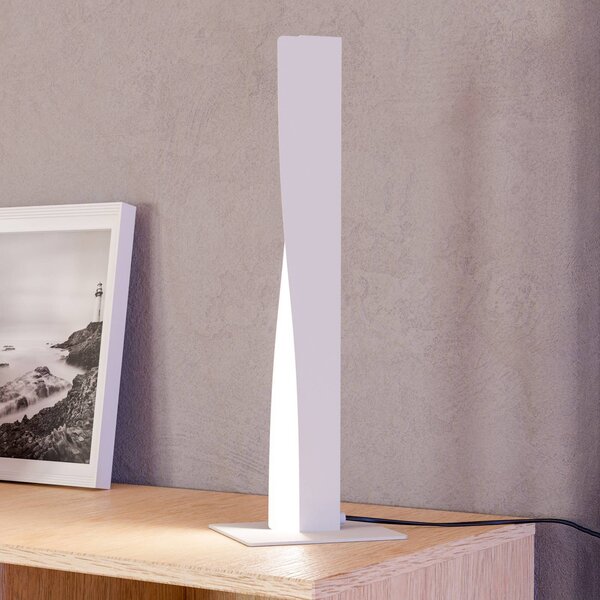 EGLO connect Smart stolová LED lampa Bolognano-Z, sivá, Hliník / sivá / zinok, Obývacia izba / jedáleň, Hliník, Moderný