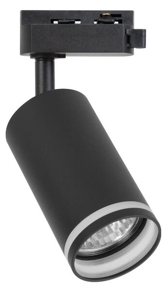 Bodové svietidlo pre 1-fázový lištový systém PIPE 1xGU10/10W/230V čierne