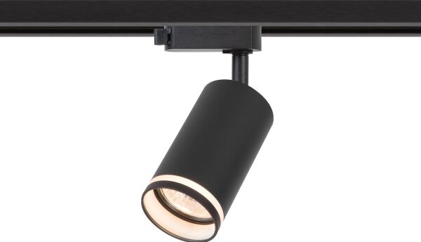 Bodové svietidlo pre 1-fázový lištový systém PIPE 1xGU10/10W/230V čierne