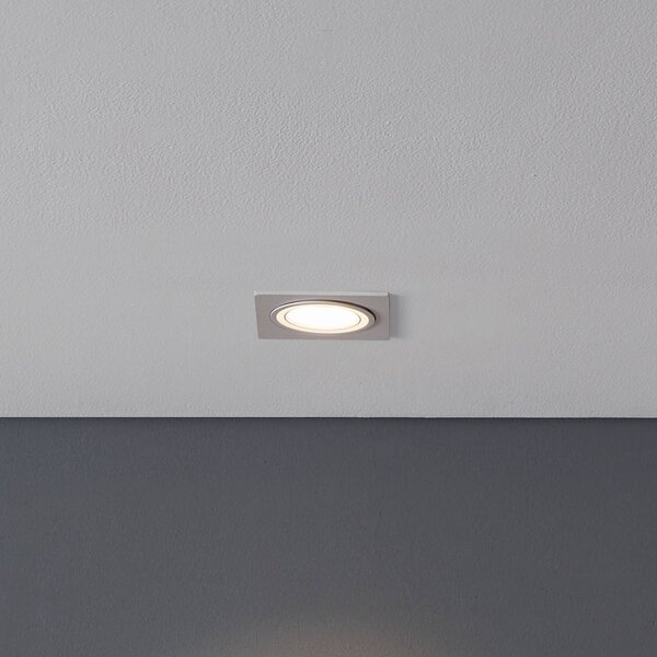EGLO connect inteligentné LED svietidlo Carosso-Z, 9 x cm, biele, Biela / opálová, Obývacia izba / jedáleň, Hliník, Moderný, Zapustené stropné svietidlo