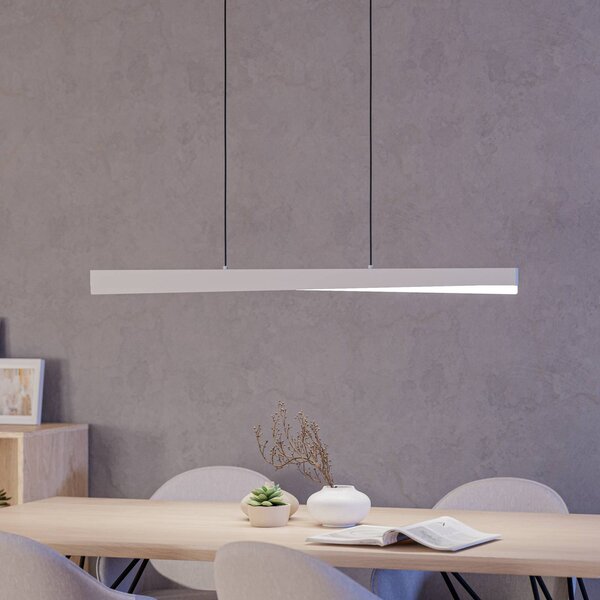 EGLO connect Smart LED závesné svietidlo Bolognano-Z, sivá, Hliník / sivá / zinok, Obývacia izba / jedáleň, Hliník, Moderný, Závesné svietidlo