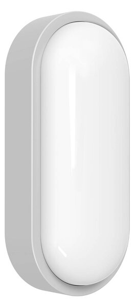 MEGATRON LED vonkajšie nástenné svietidlo Zella Neo XL, sivá, IP54, Hliník / sivá / zinok, Chodba, Plast