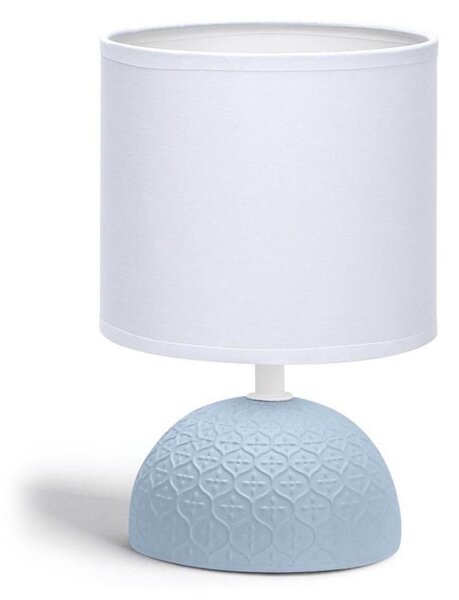 Aigostar - Stolná lampa 1xE14/40W/230V modrá/biela