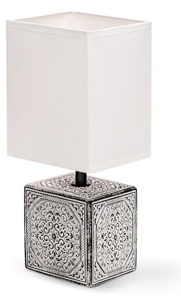 Aigostar - Stolná lampa 1xE14/40W/230V šedá/biela