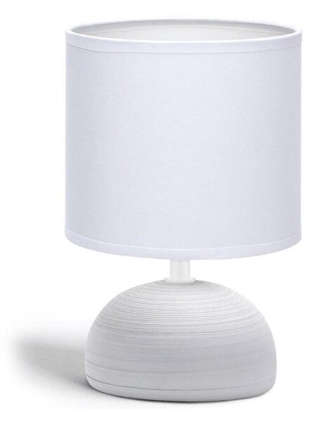 Aigostar - Stolná lampa 1xE14/40W/230V šedá/biela