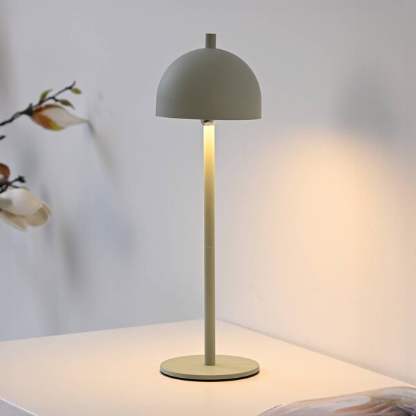 Schöner Wohnen stolová LED lampa na batérie Bellies, jarné prebudenie, Zelená, Obývacia izba / jedáleň, kov, Škandinávsky, Stojacie svietidlo