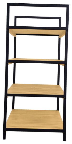 REGÁL NA TOPÁNKY, prírodná farba, čierna, 70/64,5/30 cm Carryhome - Online Only drobný nábytok, Online Only