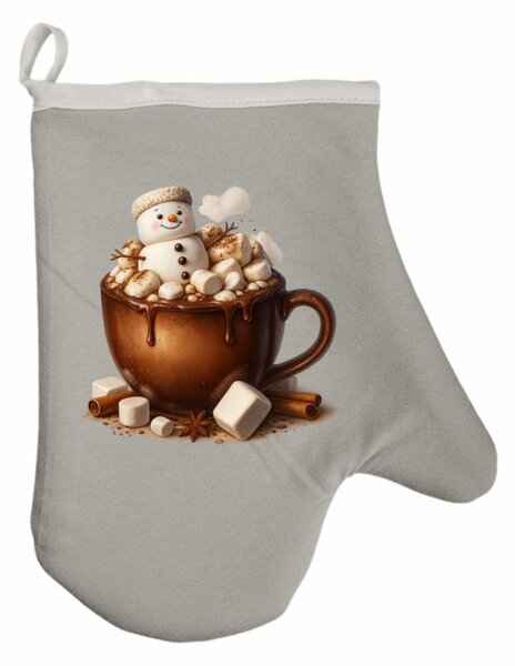 Vianočná kuchynská rukavica Choco EMI, červená