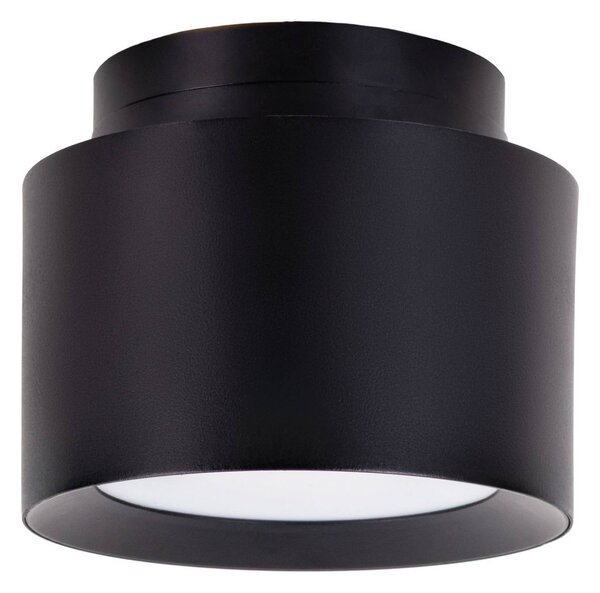 LED stropné bodové svetlá Trimes, Ø 11,5 cm, čierny, step-stmievateľné, Čierna, Obývacia izba / jedáleň, Plast, Závesné svietidlo