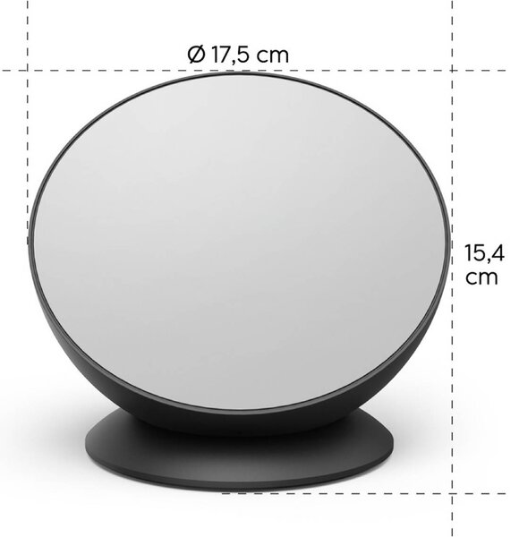 Hama Smart stolová LED lampa, čierna, WiFi, RGBW, stmievateľné, Čierna, Obývacia izba / jedáleň, Plast, Moderný