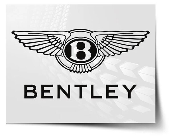 Sablio Plagát Bentley na bielej - 60x40 cm
