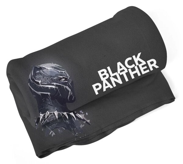 Sablio Deka BLACK PANTHER z profilu Čierny - 150x120 cm