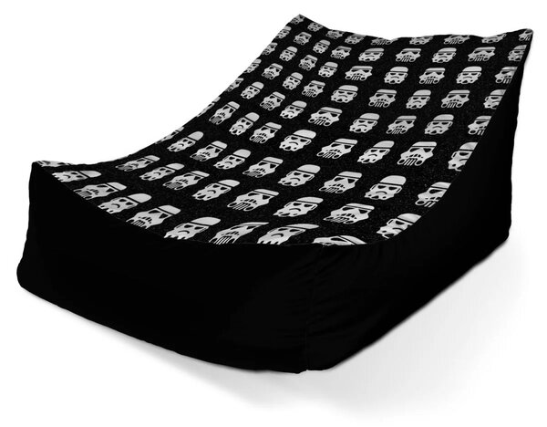 Sablio Sedací vak Lounge Star Wars Stormtrooper Pattern - 80 x 95 x 50 cm