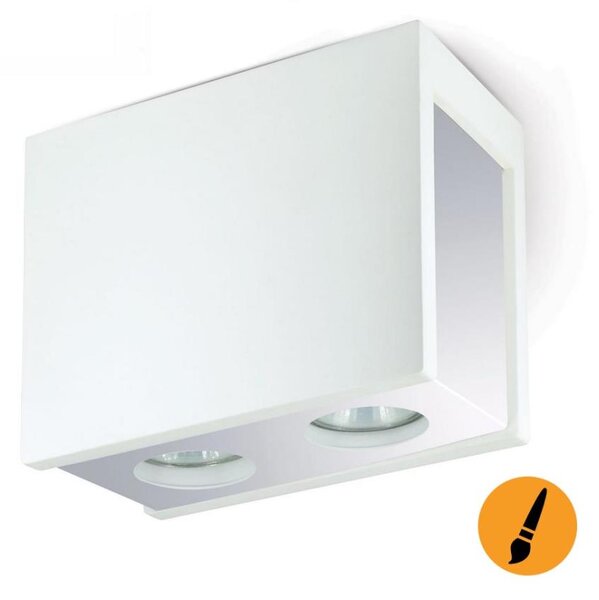 Stropné bodové svietidlo PURO CHROME 2xGU10/25W/230V