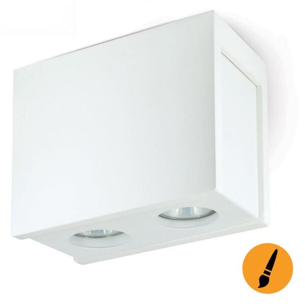 Stropné bodové svietidlo PURO 2xGU10/25W/230V