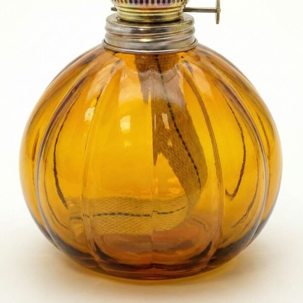Petrolejová lampa BASIC 38 cm amber