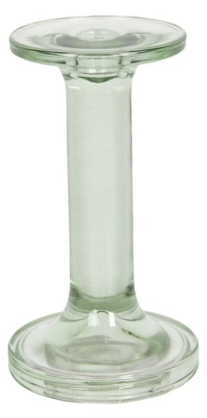 Zelený sklenený svietnik Brinnes - Ø 9 * 16 cm