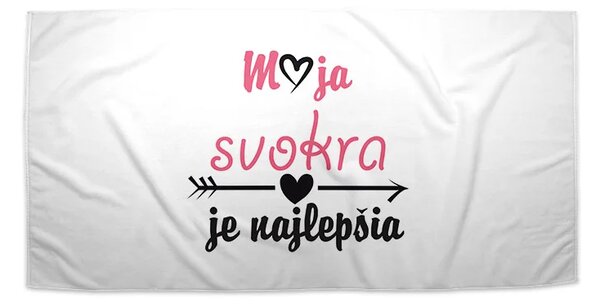 Sablio Uterák Moja svokra je najlepšia - 30x50 cm